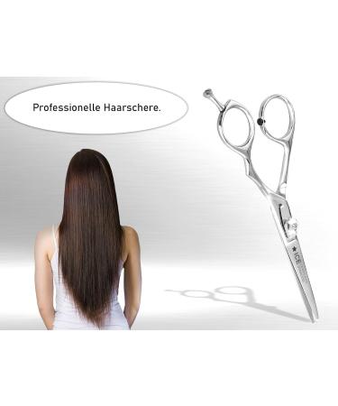 Professional Stainless Steel Hair Scissors | Effilier & Modeling Hairdressing Scissors (5.5 inches) - Sharp Rust-Free Cutting Edge for Perfect Haircuts - Buy Online on GoSupps.com