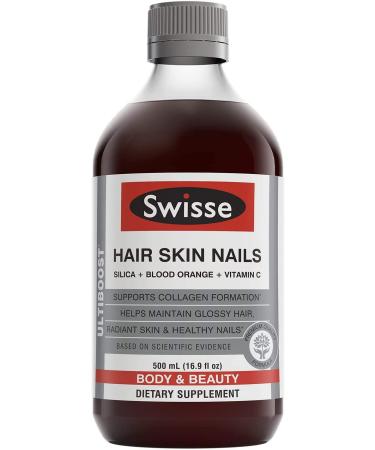 Swisse Hair Skin Nails High in Vitamin C & Silica - 16.9 fl. oz.