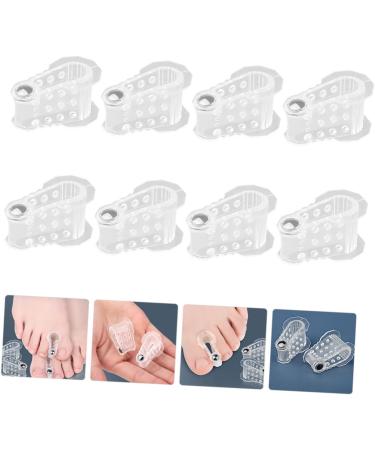 4 Pairs Magnetic Splitter Hammer Straightener Pedicure Tools for Women - Bunion Pads & Transparent Splints - Buy Online on GoSupps.com