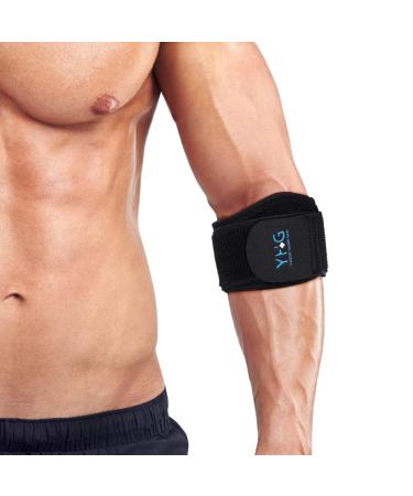 Elbow Brace for Tendonitis Adjustable Elbow Support Sleeve with Lengthened Elastic Belt Neoprene Elbow Pads for Sprained Elbows Arthritis Tennis Golfers Elbow Provides Support Ease Pain Elbow Strap