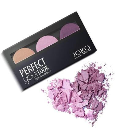 Eyeshadow Palette Trio - 304 Beige/Pink/Plum - Joko - Buy Online on GoSupps.com