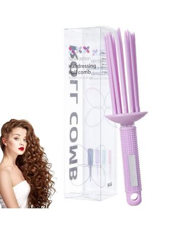 Peigne friser volume d'air Peigne cheveux boucl s avec poign e antid rapante Outil de volumateur de cheveux moelleux pour femmes v tements d contract s ou v nements sp ciaux.
