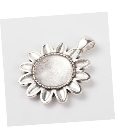 COHEALI 10 Sets Flower Accessories Glass Tray Sunflower Pendant Charm Diy Acceories Daisy Popularity Billet - Buy Online on GoSupps.com