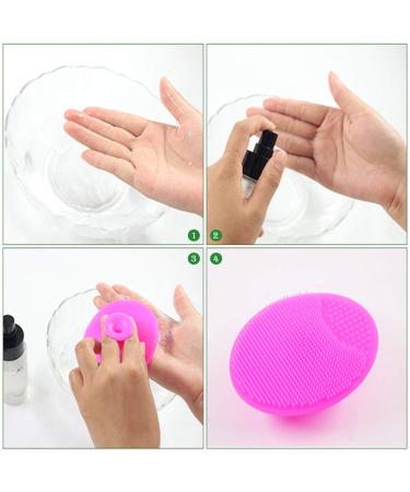 8-Piece Beauty Tool Brush Set | Silicone Face Scrubbers & Peeling Brushes for Facial Cleansing - Buy Online on GoSupps.com