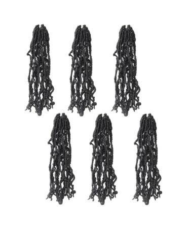 10 Inch Soft Locs Crochet Hair 6 Packs - Short New Faux Locs Pre-looped Dreads, Natural Black 1B (Pack of 6) - Buy Online on GoSupps.com