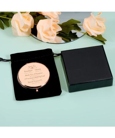 Inspirational Gifts for Women Christian Religious Gifts Compact Mirror for Women Mini Mirror Appreciation Gifts Easter Birthday Gifts for Her Wife Mom Grandma Valentine's Day Gift for Sister Friends - Buy Online on GoSupps.com