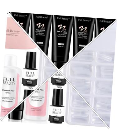 Housoutil 1 Set Pieces Manicure Tools Set Poly Extension Kit Manicure Tools Professional Gel Extension Nail Kit Manicure Nail Art Lamp Nail Manicure Kit Nails Gel Nail Tool Plastic Cosmetic 17.8x1.5cm As Shown - Buy Online on GoSupps.com