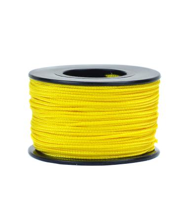 Atwood Mobile Products Micro Sport Cord 1.18mm X 125 Ft Small Spool Lightweight Braided Cord Yellow