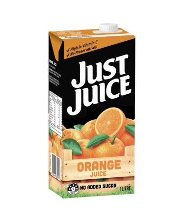 JUST JUICE No Added Sugar Orange Juice 1 l Orange Orange 1 l (Pack of 1)