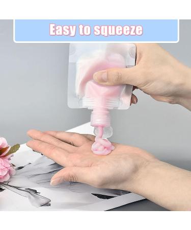 Homgaty Refillable Travel Pouches 23Pcs Empty Squeeze Pouches - TSA Approved Stand Up Pouch for Toiletry & Makeup - Buy Online on GoSupps.com