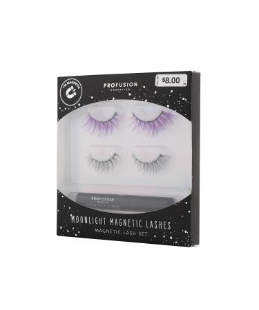 Profusion Cosmetics Star Child Moonlight Magnetic Lashes & Eyeliner Set - Quick Dry Glamour for All (Black & Purple) | International Shipping - Buy Online on GoSupps.com