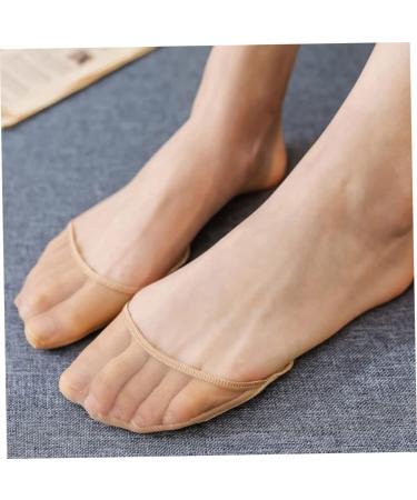 FOMIYES 12 Pairs Half Socks Summer Accessories Half Foot Socks Topper Liner Socks Non-Slip Forefoot Pads Toe Protectors Women Non- Metatarsal Pads Breathable Miss Feminine Products - Buy Online on GoSupps.com