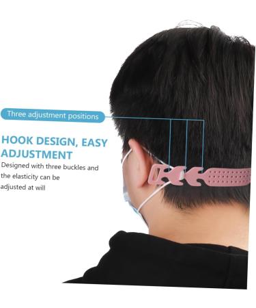 Magiclulu 20-Piece Mask Ear Strap Hooks & Buckles - Black & White Color Extensions for Comfortable Wear - International Shipping Available - Buy Online on GoSupps.com