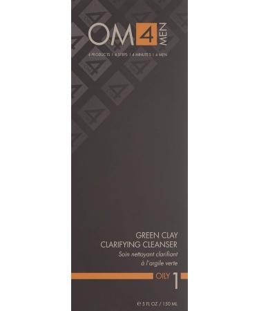 OM4 Oily STEP 1 Green Clay Cleanser | Detox & Purify Men's Skin | Target Breakouts - Buy Online on GoSupps.com