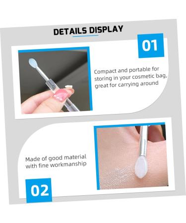 Buy 5pcs Silicone Lip & Eyeshadow Brush Set - Best Makeup Applicators for Lipstick Lip Balm and Eyeshadow - Beauty Supply for Flawless Makeup - Buy Online on GoSupps.com