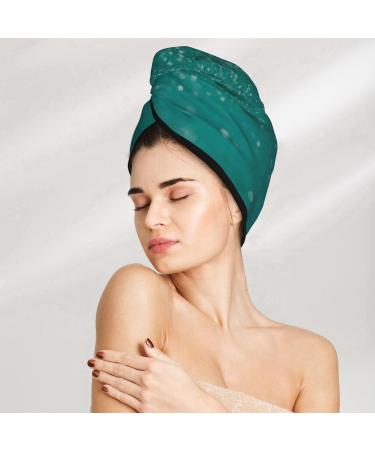 Water Splash Microfiber Hair Towel | Soft & Super Absorbent Coral Velvet Wrap for Women | Quick Dry Cap for Long Curly & Thick Hair - Buy Online on GoSupps.com
