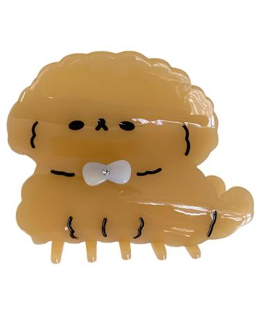 AJOIDR Lovely Hair Claw Cartoon Dogs Shape Hair Clip for Woman Ponytail Holder Delicate Jaw Clip for Girl Makeup Skincare