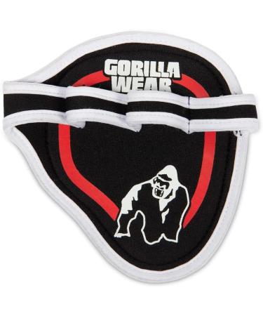 Gorilla Wear Palm Grip Pads Black/Red - One Size | Enhance Your Workout Grip - International Shipping Available - Buy Online on GoSupps.com