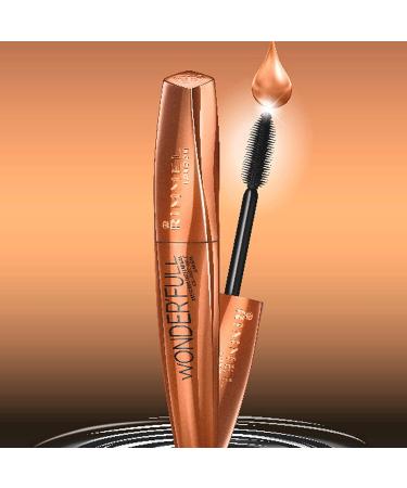 Rimmel London Wonder'full with Argan Mascara 001 Black - Get Beautifully Defined Lashes - Buy Online on GoSupps.com