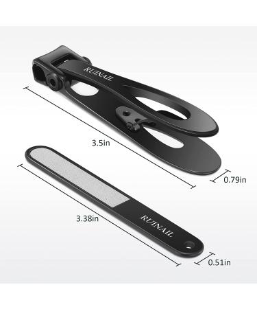 Extra Wide Jaw Big Nail Clippers for Thick Toenails - Metal Gift Boxed for Men Women Seniors - Buy Online on GoSupps.com