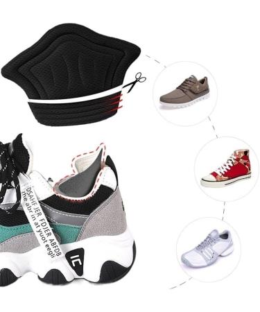 Heel Cushion Inserts - Gel Foot Care for Spurs & Blister Prevention | Anti-Wear Liner | Soft Daily Comfort (Black X-Large) - Shop Internationally - Buy Online on GoSupps.com