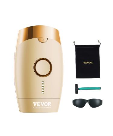 VEVOR IPL Laser Hair Removal device 17J hair remover epilator 510-1200NM wavelength range 4.0m Light emitting area 5-stage intensity setting 400 000 light impulses hair removal cold chip 17J