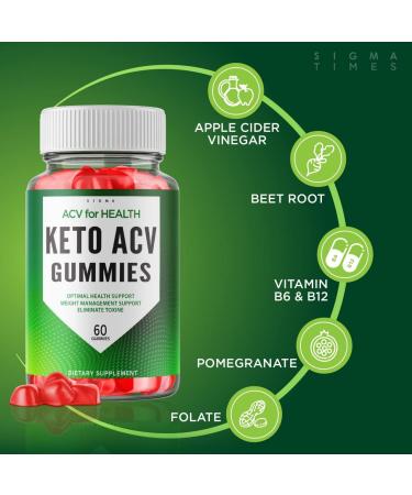 ACV for Health Keto Gummies - Advanced Weight Loss Formula for Belly Fat - 60 Gummies - Buy Online on GoSupps.com