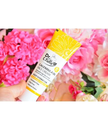 FARMASi Dr. C. Tuna Calendula Oil Face Cream 50ml - Deep Hydration for Acne, Burns, Scrapes & Wounds - Reduces Redness, Soothes Irritation for Youthful Skin - Buy Online on GoSupps.com