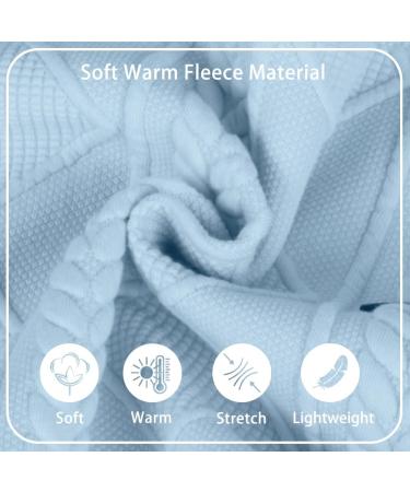 Meioro Light Blue Dog Hoodie - Warm Sweater for Small & Medium Dogs | Stylish Winter Jacket for French Bulldogs - Buy Online on GoSupps.com