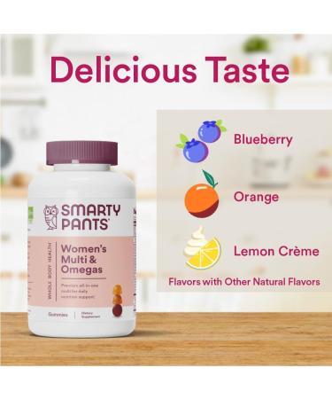 SmartyPants Women's Formula Gummies - Lemon Creme, Blueberry & Orange, 180 Count - Buy Online on GoSupps.com