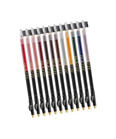 FOMIYES 12pcs Lip Liner Eyeliner Waterproof Suit Make up Lip Liners Pencil Eyeliner Pen Matte Supplies