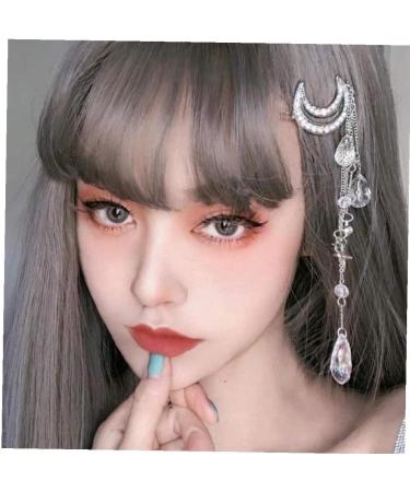 Buy Ppmter Moon Crystal Beads Tassel Charms Hair Clips & Pins - Stylish Jewelry Hair Accessories for Women & Girls - International Shipping Available - Buy Online on GoSupps.com
