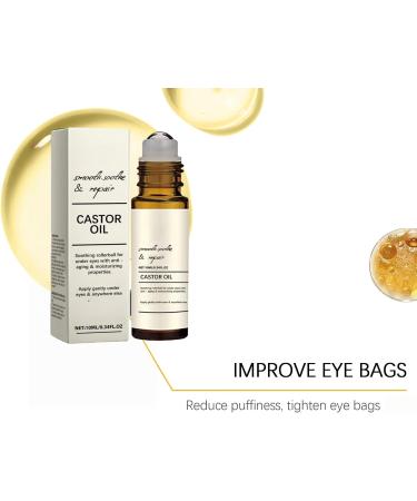 BRVLY Liftora Castor Oil with Essential Vitamin E Eye Roller Oil for Eyelash and Eyebrow Growth AntiWrinkle Serum 6 - Buy Online on GoSupps.com
