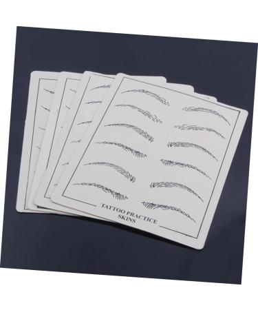  HONMEET 6 Pieces Skin Microblading Eyebrow Practice Eyebrow Skin Forming Eyebrow Eyebrow Size Eyebrow - Buy Online on GoSupps.com