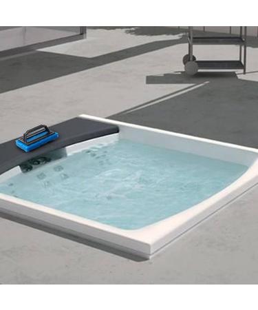 Scrub Sponge Brush with Handle Tub and Tile Cleaning Brush for Cleaning Bathroom Multiple Use Sponge Brush Scrubber Red - Buy Online on GoSupps.com