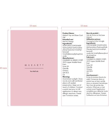 Makartt No Wipe Base and Top Coat - 2pcs 10ml High Glossy Nail Polish Top Coat Soak Off UV Gel Manicure Pedicure Home DIY Solon No Wipe Base and Top Coat Kit - Buy Online on GoSupps.com