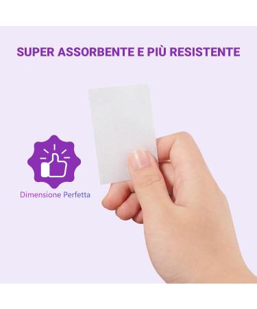  Elalove Pack of 630 nail buffers for degreasing hairless cotton pads for removing nail polish makeup remover wipes t - Buy Online on GoSupps.com