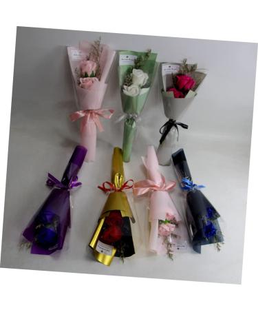 ABOOFAN 4 Pcs Rose Flower Mema Gifts Flower Soap Bouquet Flower Bouquet Flowers Bouquet Presents The Gift Artificial Flower Bundles Rose Gift Roses Bouquet Decorate Preserved Flower - Buy Online on GoSupps.com