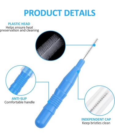100 Interdental Brushes for Superior Oral Hygiene | Intermediate Brushing Tool with Lid - Perfect for Home Use - Buy Online on GoSupps.com