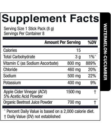 Essential Elements Hydration Powder Packets Variety Pack - Sugar Free Electrolyte Drink Mix with ACV & Vitamin C - 15 Stick Packs - Buy Online on GoSupps.com