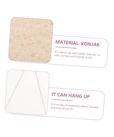 MAGICLULU Konjac Face Wash Makeup Remover Sponge - Facial Cleaning & Exfoliating Tool for Radiant Skin - Ideal for All Skin Types - Buy Online on GoSupps.com