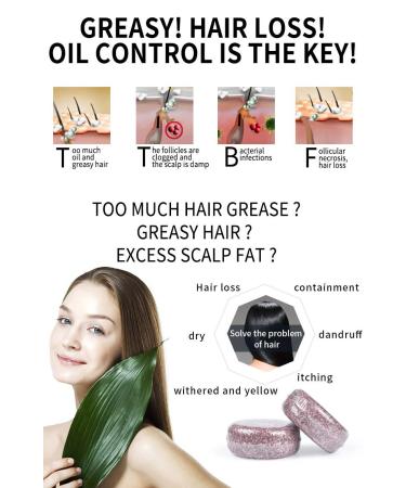 Polygonum Multiflorum 2pcs Hair Darkening Shampoo Bar | Hair Regrowth & Loss Treatment | Solid Shampoo Bar for Men & Women - Buy Online on GoSupps.com