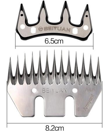 MasXirch 13 Straight Tooth Sheep Shear Clipper Replacement Blades for fit Oster Lister Heiniger Sheep Clippers Detachable Animal Trimmer Shears for Grooming Goats Lambs Llamas Alpacas - Buy Online on GoSupps.com