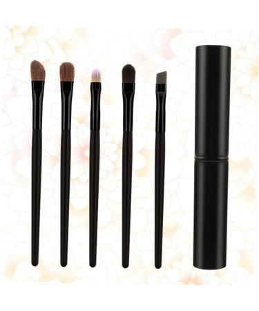 PLAFOPE 5pcs Eyeshadow Brush with Case Eyeshadow Brush Kit Black Liner Brush for Eyes - Buy Online on GoSupps.com