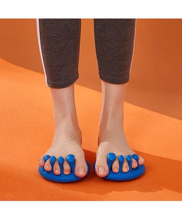 2pcs Large Friction Toe Separator Spacers | Meniscus Soles Dot Grid Design | Portable Body Corrector for Home - Buy Online on GoSupps.com