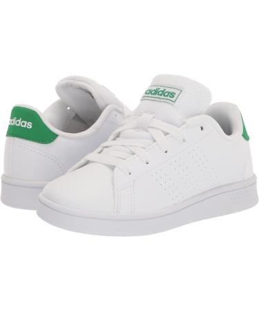 adidas Kids Advantage Cf I Sneaker - Child 5.5 UK - Ftwr White/Green/Core Black - Buy Online on GoSupps.com