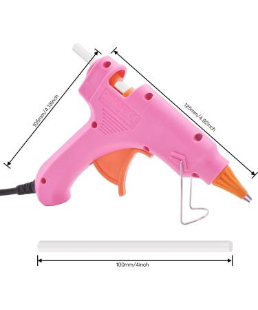 Hot Glue Gun with 40pcs Melt Glue Sticks  Mini Hot Melt Glue Gun Kit  Melting Glue Gun Set  Glue Gun Mini for Crafts and Arts  School  Home  Quick Repairs  Sealing Pink - Buy Online on GoSupps.com