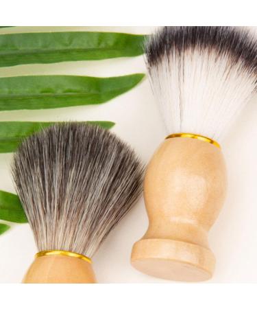 Beaupretty 2-Piece Roof Hair Razor & Badger Hair Shaving Brush Set - Premium Men's Grooming Accessories - Buy Online on GoSupps.com