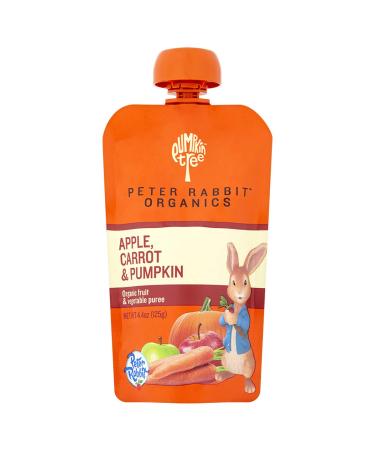 Peter Rabbit Organics Apple, Carrot and Pumpkin Puree, 4.4-Ounce Pouches (Pack of 10)