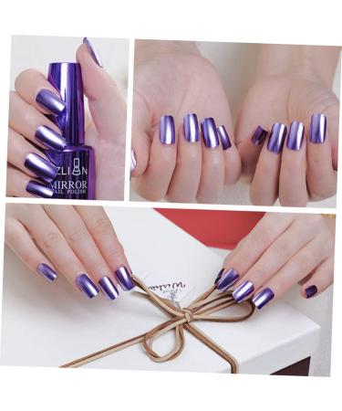 FRCOLOR Metallic Nail Polish Colors Metallic Color Varnish Metallic Mirror Effect Full Size Manicure Lacquer luminous Varnish Manicure Tool Manicure Art kits ladies Unpeelable Miss - Buy Online on GoSupps.com